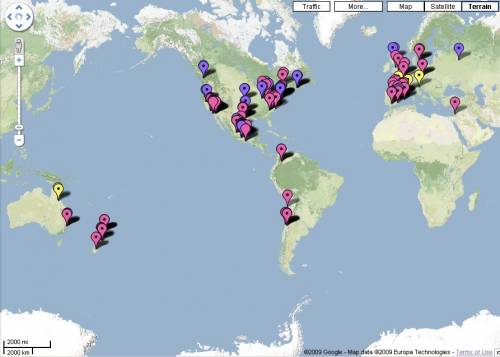 La mappa della "febbre suina" nel mondo
