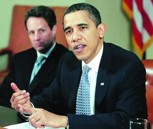 Obama e Geithner: «LAmerica sta guarendo»