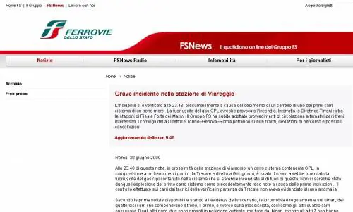 Trenitalia: numero verde per informare i viaggiatori