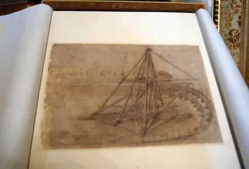 Anche Leonardo all'Aquila, in mostra 8 carte del Codice atlantico
