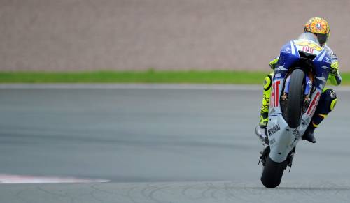 Valentino vola sull'acqua 
E' in pole al Sachsenring