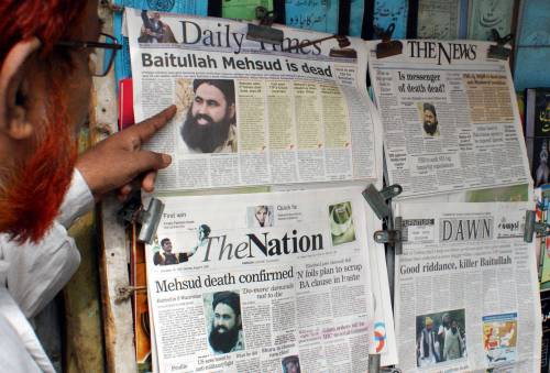 Pakistan, giallo Mehsud 
I talebani: "E' vivo, 
presto arriverà un video"