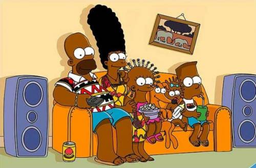 Ecco i Simpson in versione afro: 
rivoluzione nel cartone più amato
