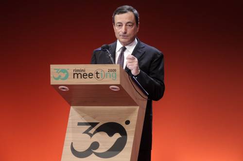 Draghi: "La crisi rientra 
In crescita dal 2010 
Molte imprese a rischio"