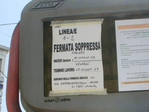 Le informazioni dell'Atm: sbagliate e dimenticate