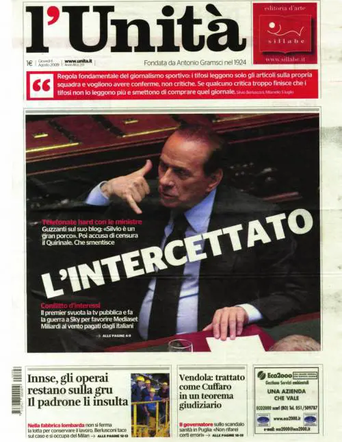 "Telefonate hard". E il premier chiede i danni