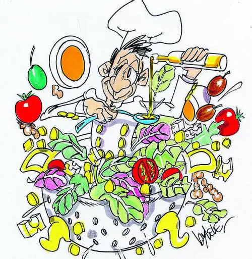 Insalata: olio, aceto e fantasia