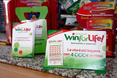 Win for life: c'è già il primo vincitore 
Un vitalizio da 4mila euro al mese