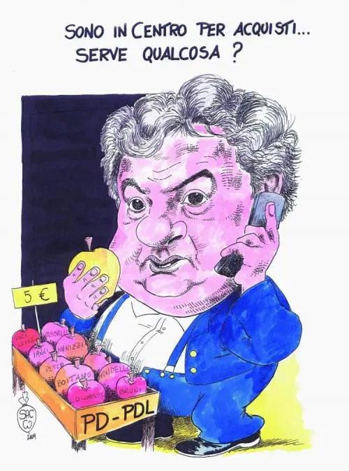 LUdc al mercato di uomini, poltrone e valori