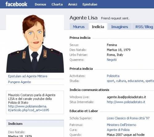 La polizia sbarca sul web 
"Su Facebook col casco"