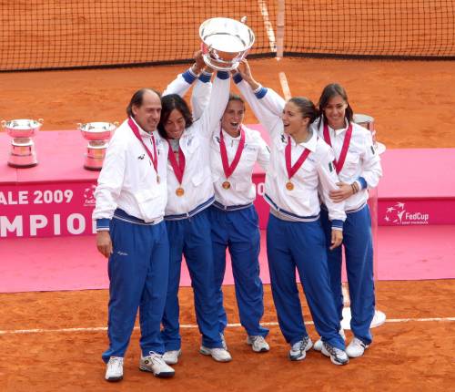 Tennis, l'Italia vince 
la Federation Cup