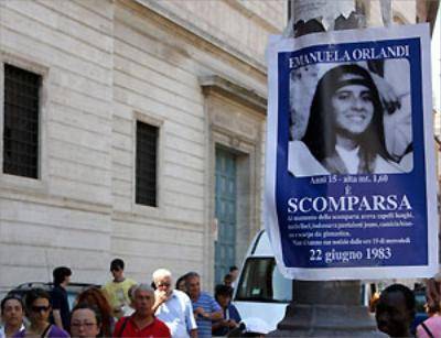 Morta Emanuela Orlandi: 
un indagato 26 anni dopo