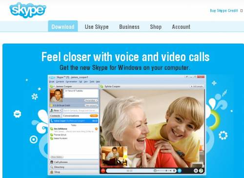Skype per web, anche in Italia