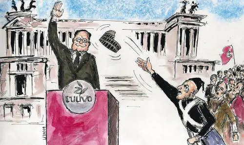 Il colosseo in faccia a Prodi: allarme democratico