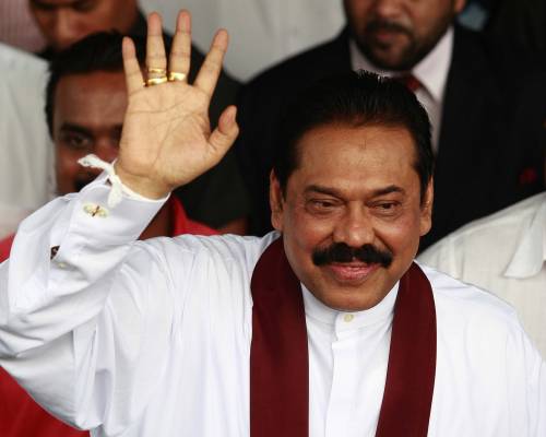 Sri Lanka, Rajapaksa rieletto presidente