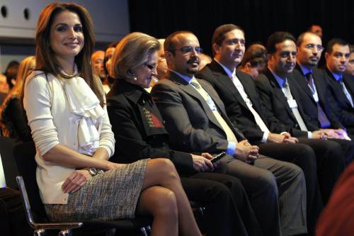 Davos, la regina Rania e la Moratti lanciano "l'alleanza rosa" per l'Expo
