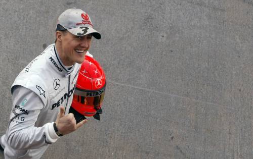 F1, Schumacher in pista 
Il debutto a Valencia 
dietro la Ferrari: VIDEO