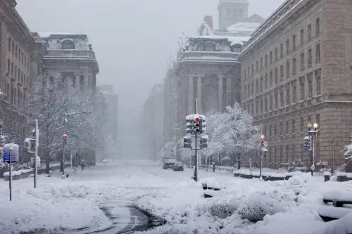 "Apocalisse di neve", Washington paralizzata