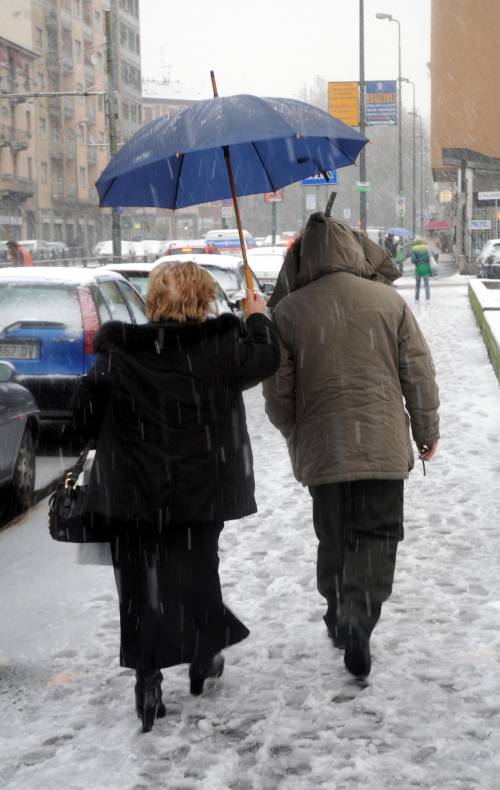 Maltempo, ancora neve: 
imbiancato il Centro Nord