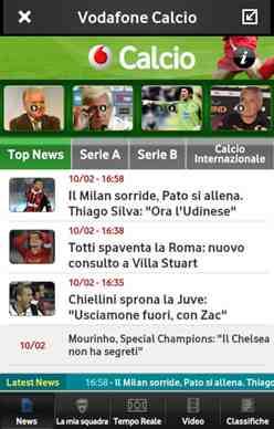 Tutto il calcio su Vodafone: dal web allo smartphone