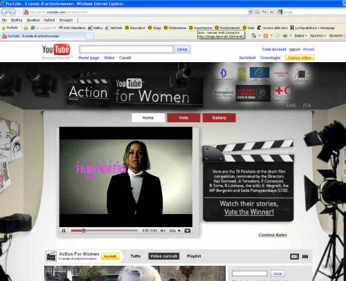 Youtube, successo di "Action for women" per dire no alla violenza contro le donne