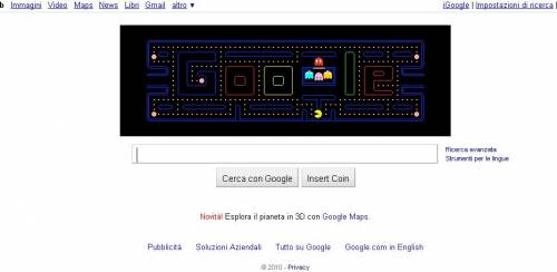Google festeggia i trent'anni di Pacman