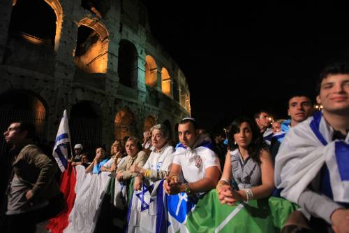 Corteo per Shalit, rissa tra ebrei e filo-palestinesi