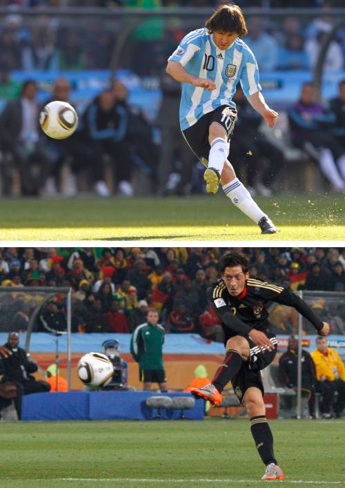 Messi cerca un gol per Diego  
Ozil per sentirsi il più tedesco