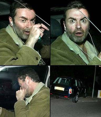 George Michael allo sbando: sfonda una vetrina con l'auto