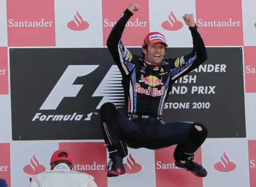 Silverstone, trionfa Webber 
Red Bull mette tutti in fila