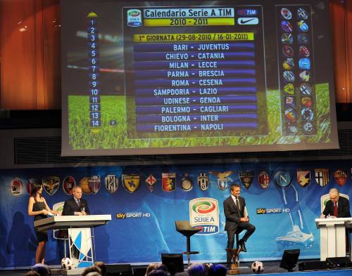Calcio, il calendario della serie A  
Un  inizio "morbido" per  le  big 