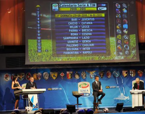 Calcio, il calendario della serie A  
Un  inizio "morbido" per  le  big 