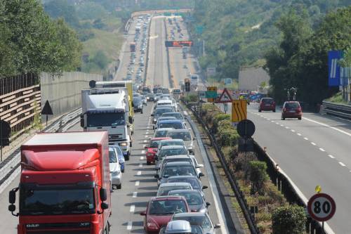 Controesodo, traffico intenso su tutte le strade