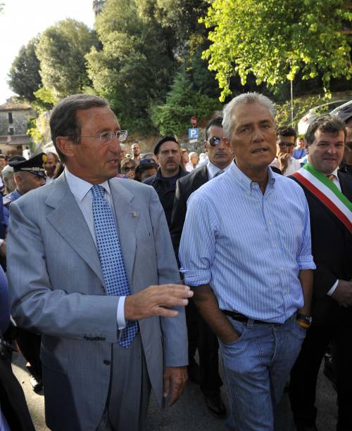 Alla festa dell'Api Fini "flirta" con Rutelli