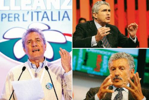 Il "nuovo" contro il Cavaliere: 
60enni e habitué delle poltrone