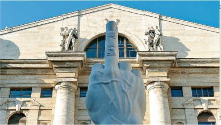 Il Dito resta piantato in piazza Affari