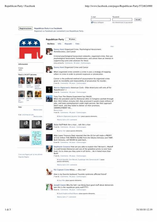 I repubblicani dominano su Facebook