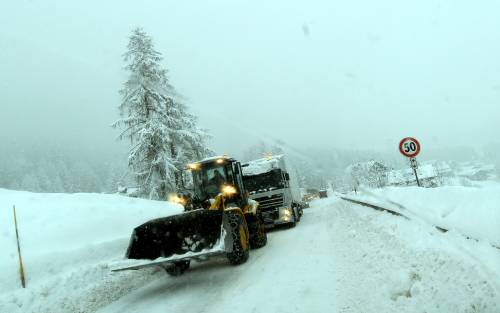 Principio d'inverno sull'Italia 
e al Nord si vede la prima neve