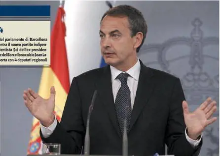 La Catalogna mette Zapatero sempre più nei guai