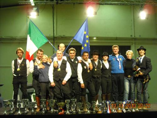 Oro individuale e a squadre per l’Italia agli Europei di monta da lavoro