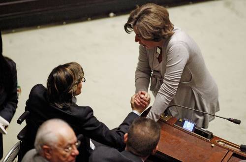 Montecitorio: Guzzanti vota contro, la Siliquini a favore