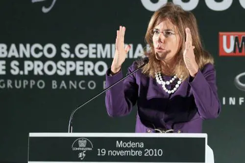 La Marcegaglia: "Il 17 marzo? Tutti al lavoro"