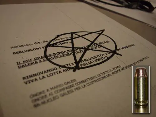 Proiettile e stella a 5 punte Br: 
minacce al nostro Giornale
