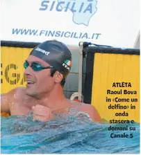 "In tv torno al nuoto che lasciai per una virata sbagliata"