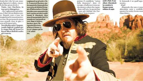 Zucchero: "Al casino reagisco con Bono e il folk"