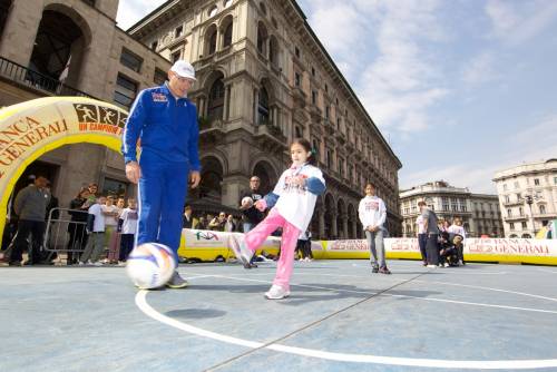 A piazza Duomo va in scena 
"Un campione per amico"