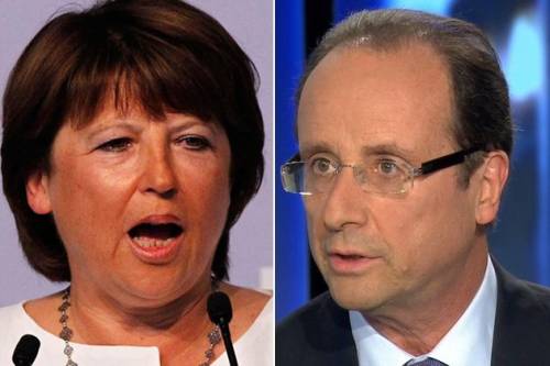Francia, si va verso un duello Aubry-Hollande