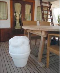 Ecco Tommy, il pouf da yacht