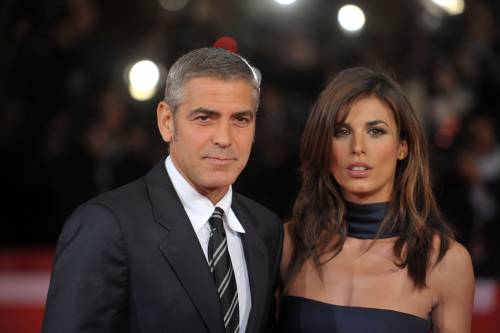 Clooney e la Canalis: 
"Non stiamo più insieme"