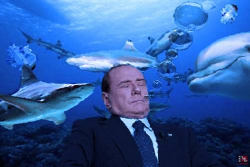 La sinistra sogna ancora 
di ammazzare Berlusconi 
Ora lo vuole annegato...